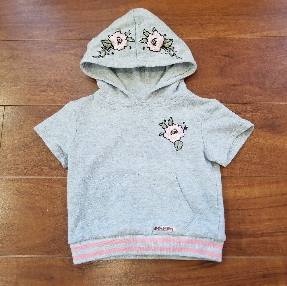 Hudson Hoodie Short Sleeve Girls 3T
